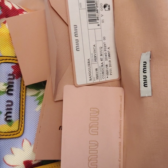 Miu Miu Small Floral Crossbody Body, Perfect Spring Summer Bag - Picture 4 of 6